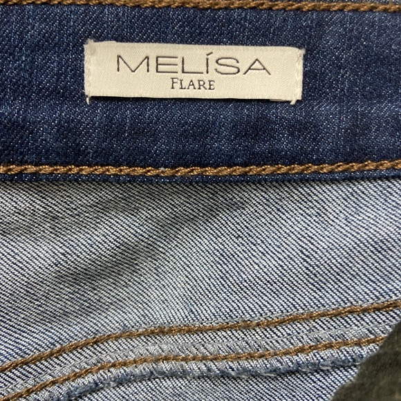 Sofia by Sofia Vergara Dark Blue Flare Jeans - Picture 4 of 5